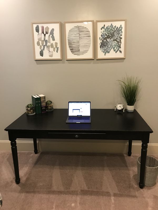 Pottery Barn Distressed Black Desk Furniture In Duncan Sc Offerup