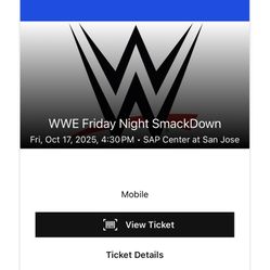 FRIDAY NIGHT SMACKDOWN TIX