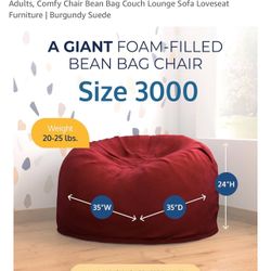 /Game Sack Giant Foam Filled Bean Bag Chair