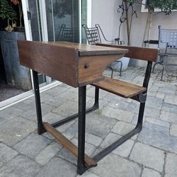 Antique School Desk