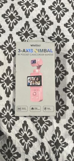 Vivitar 3-Axis Gimbal 4K Pocket Camcorder Bundle