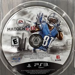Madden 13 Disc Only PlayStation 3 PS3 