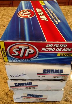 (4) Engine Air Filters – Honda Prelude (1992–2001)  