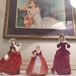 Authentic  Royal Doulton Figurines In Mint Condition 