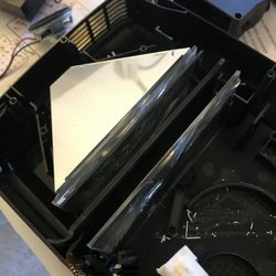 DIY Projector Mirror pyramid + 4 Glass Sheets Including Black Film Filter