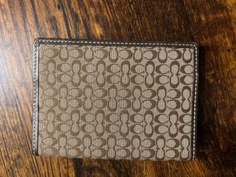 Coach passport holder