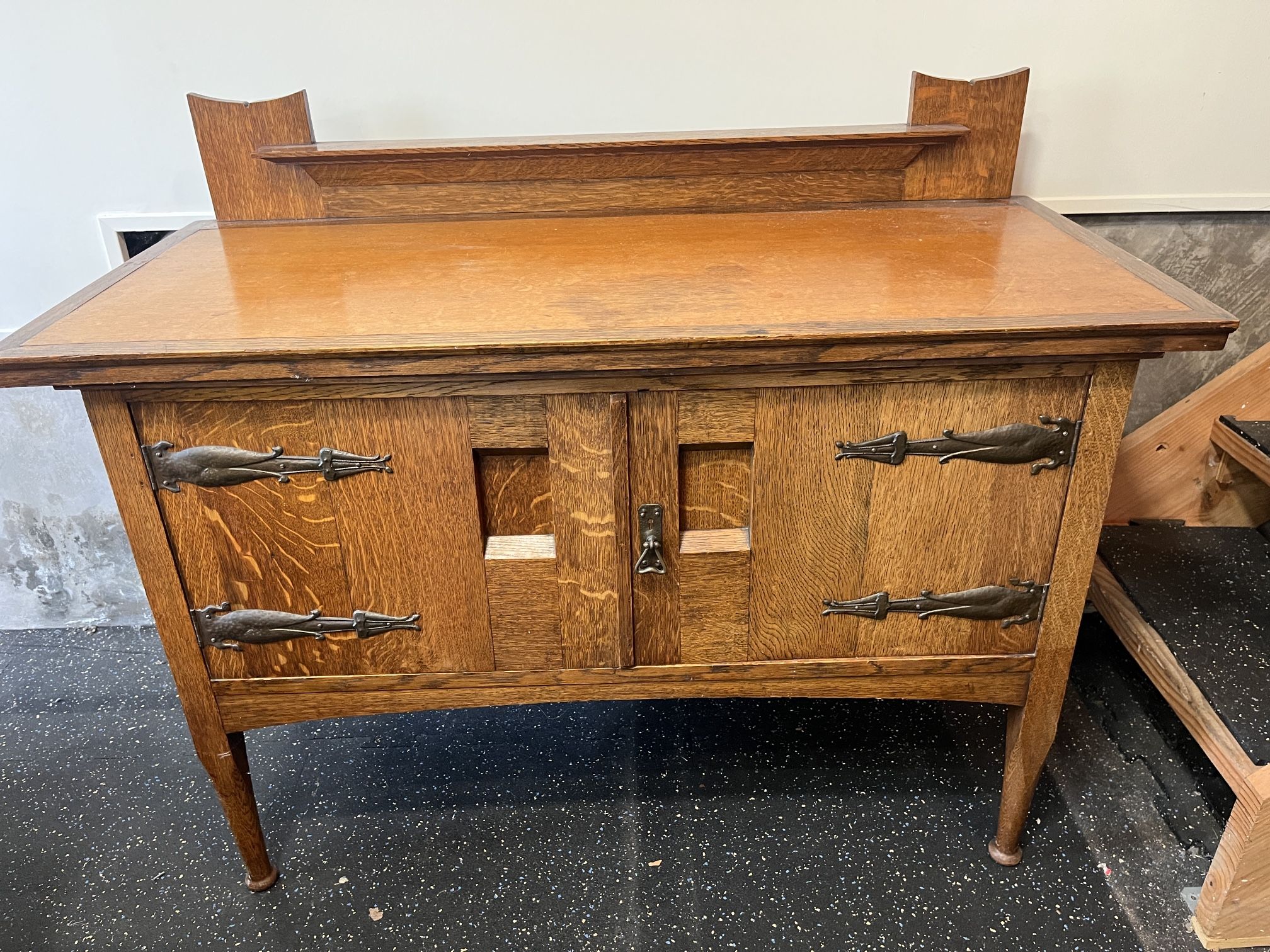 Arts and Crafts Oak Sideboard -Chest-Cabinet - 48" wide x 22" deep