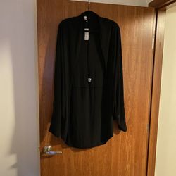 Natori Long Sleeved Batwing Cardigan Jacket 3XL