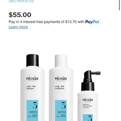 Nioxin Hair Care Kit System 3 (3 Months Supply)