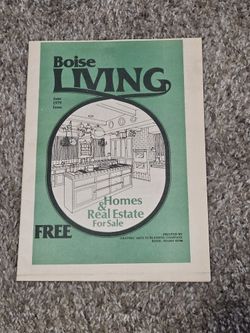 June 1979 Boise Living Homes And Real Estate Pamphlet