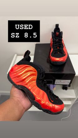 USED Foamposite one Habanero Red SZ 9.5