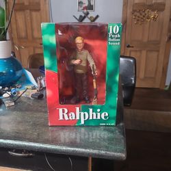 new in box! Ralphie from" A Christmas Story", with 10 push button sounds and sayings!! 