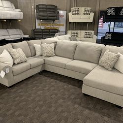 New Tan Sectional Couch 