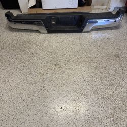 F250 Rear Bumper (2017+) Chrome w/ Sensor Holes **GREAT CONDITION**