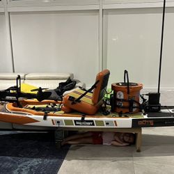 Bote Rackham 12' Bug Slinger Backwater Paddle Board Kayak Package