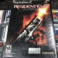 Resident Evil Outbreak Ps2 $35 Gamehogs 11am-7pm