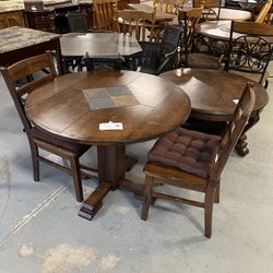 Small Drop Leaf Round Dining Table (in Store)