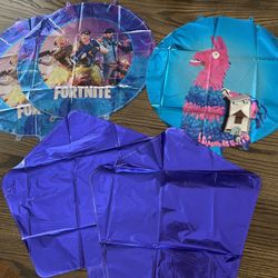 4pc Fortnite Foil Balloons