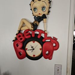 Betty Boop Vintage EXTREMELY Rare Clock
