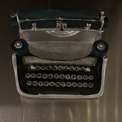 Vintage Style Typewriter Business Card Holder