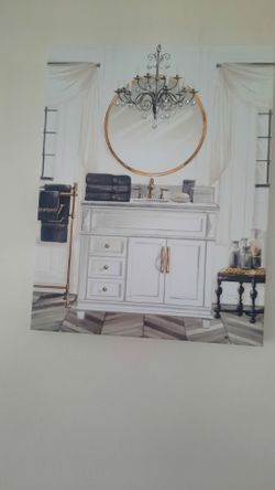 New pretty bath decor.