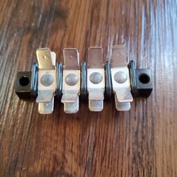 7 PCS Industrial Electrical 4 Position Single Row Barrier Terminal Strip 2.5”