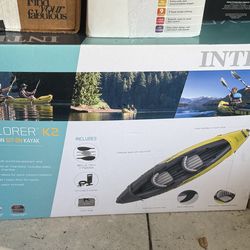 Inflatable 2 person kayak