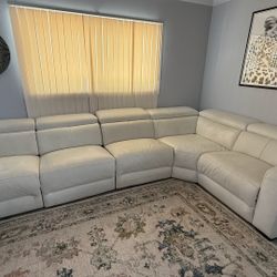 White Leather Couch Z Gallerie