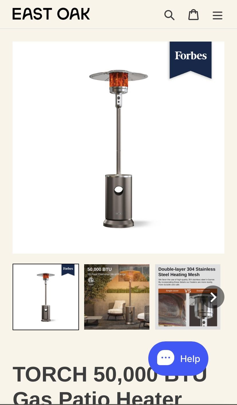 East Oak 50,000 BTU Patio Heater,All Products : American Fashion Style Bags On Sale