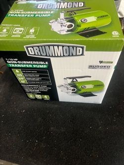 Drummond 1/10 HP Non-Submersible Transfer Pump