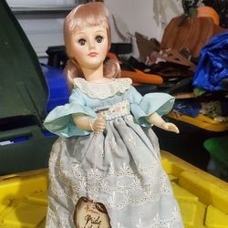 Effanbee Pride of the South 13" Savannah Blue Dress Blonde Hair