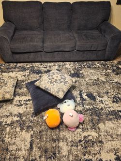 Blue couch