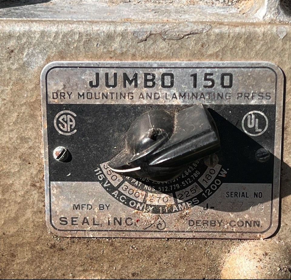 Laminating Press Dry Mounting