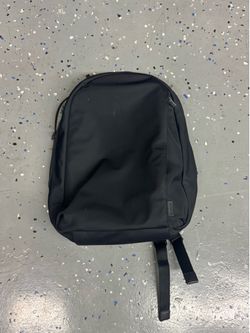 Away The Daypack Minimalist Nylon Laptop Travel Commute Backpack Black