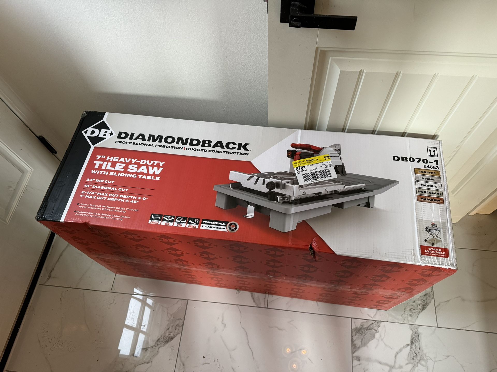 Tile Saw New In Box