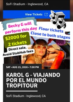 Karol G + Becky G concert