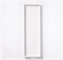 Lacquer Wood Rectangle Tray, 10x32, White
