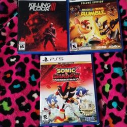 PS5 Games, $25 Each