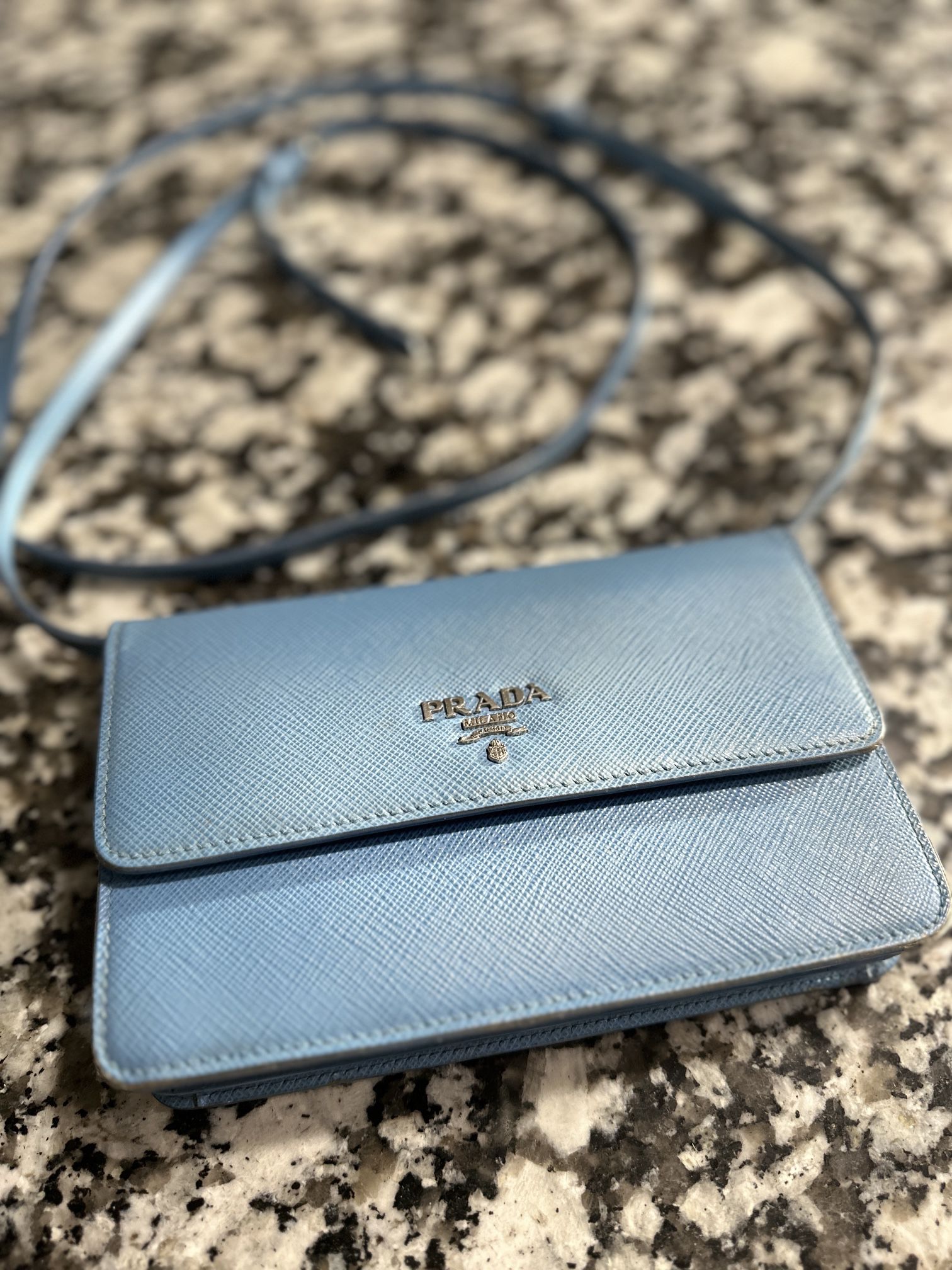 Authentic Prada Wallet Crossbody Bag