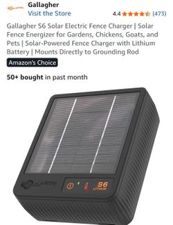 Gallagher S6 Solar Electric Fence Charger