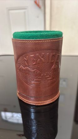 Leather Embossed dice poker game