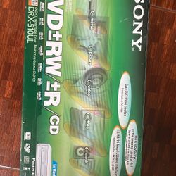 SONY DVD/CD Burner With DVD Easy Creation  Software New