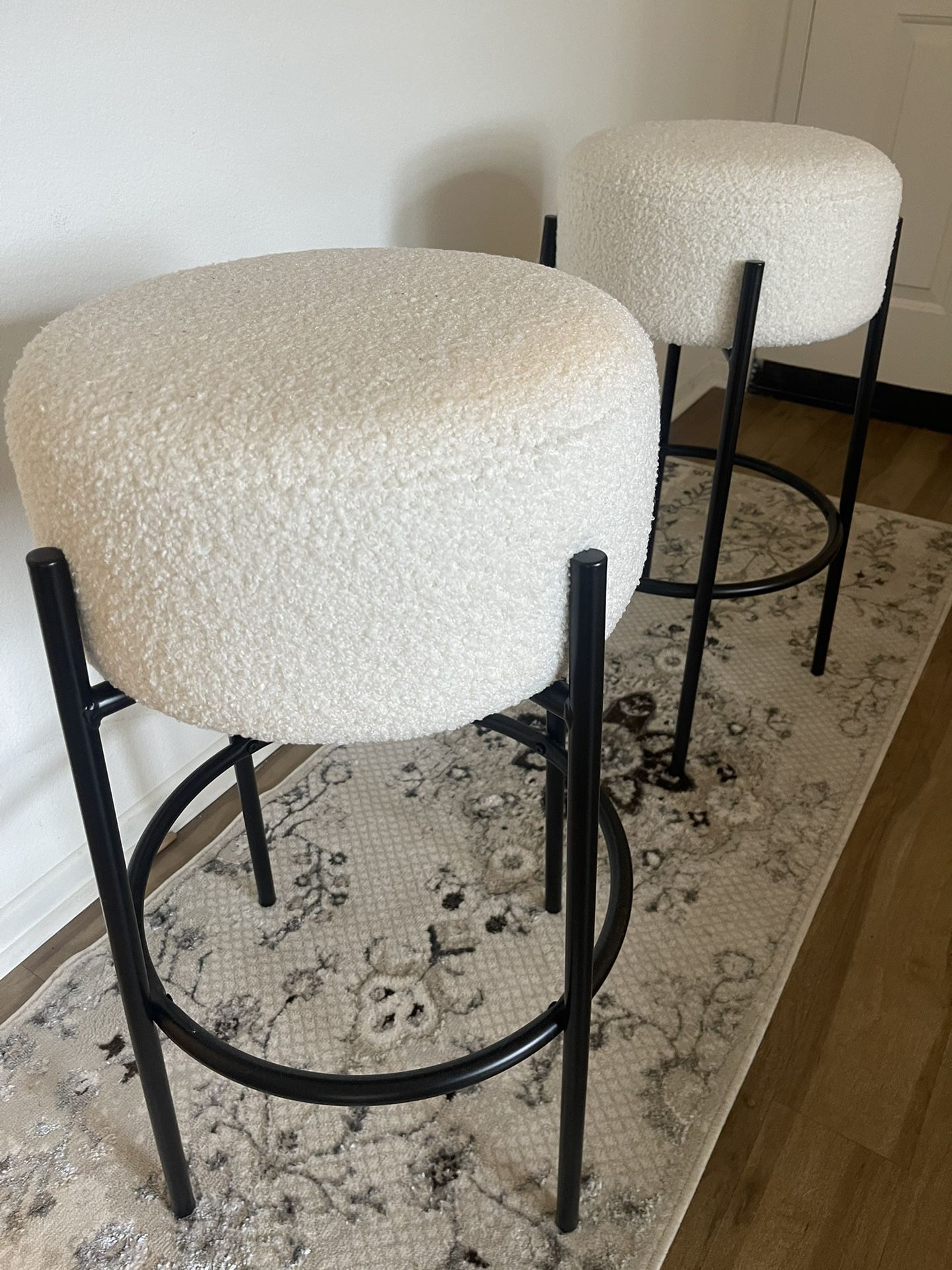 Padded bar stools