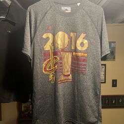 Mens Adidas Cleveland Cavaliers Cavs 2016 NBA Champions T-Shirt Medium  