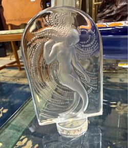 Vintage Lalique France Crystal Mermaid Water Dancer Signed Collectable Glass