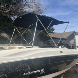 Not The Boat Just The Front And Rear Cushions With The Deck Support Boards