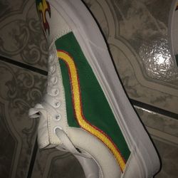 Vans Green Yellow Gucci Costom