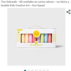 Tiza Sidewalk – 60 unidades en varios colores – no tóxico y lavable Kids Creative Art 