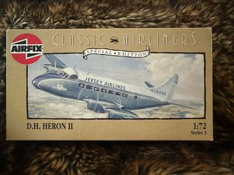 Airfix Classic Airliners D.H. Heron II Model Airplane Kit 1:72 Vintage 1993 Complete, Original Box 