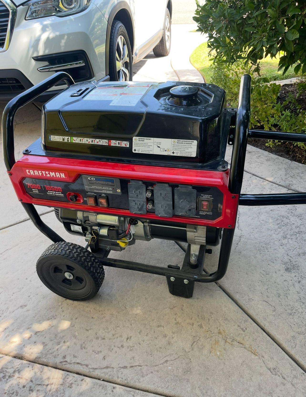 CRAFTSMAN 10500 WATTS ! Generator POWER CO Guard